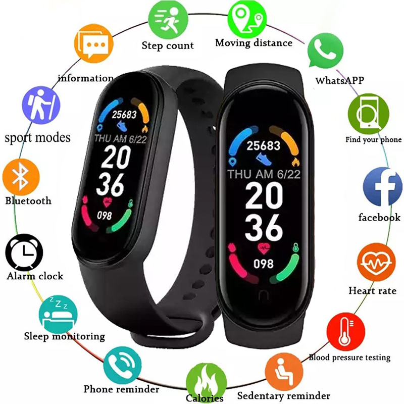Outdoor Sport Smart Watch - M6 Smart Watch Men Women Fitness