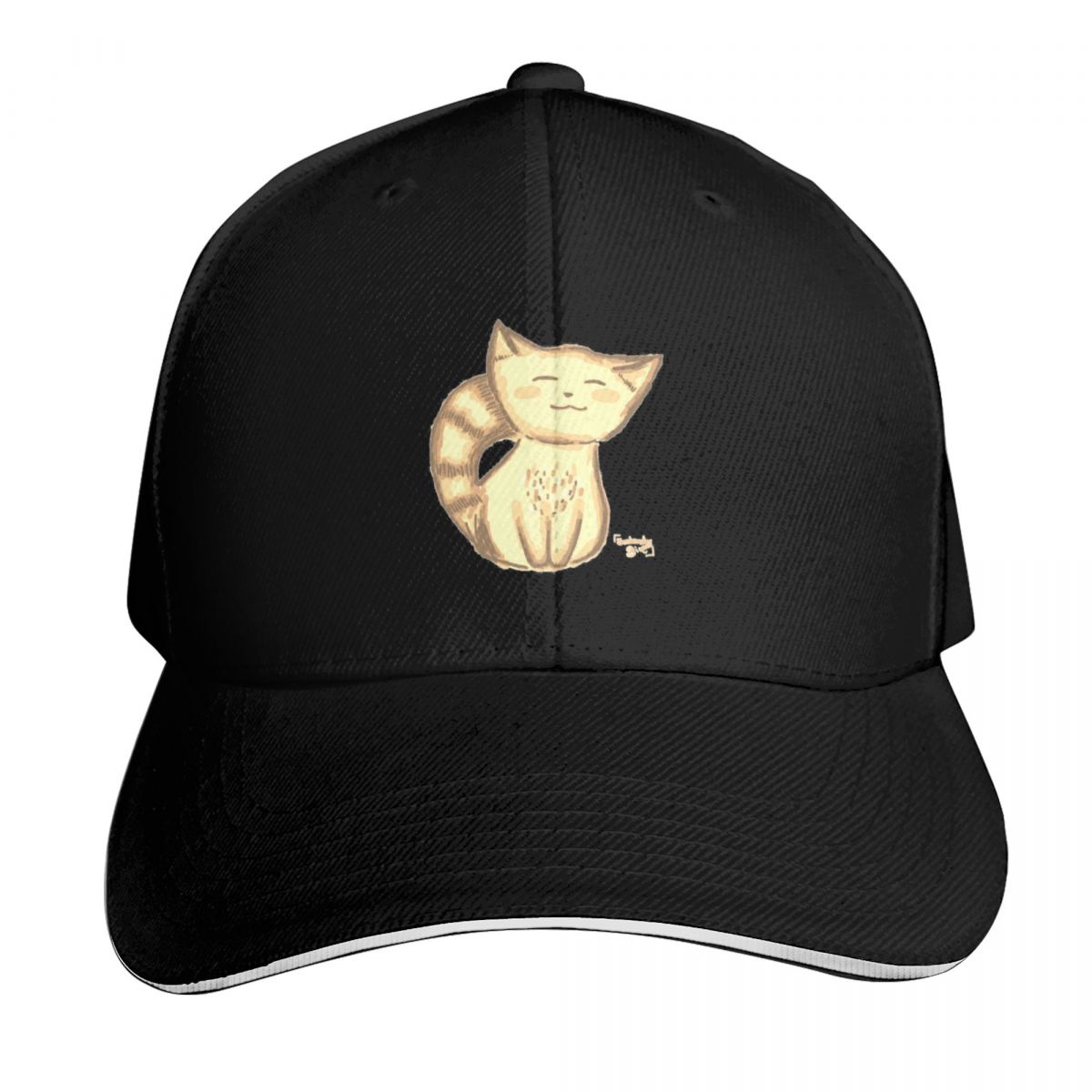 Outdoor Sport Drawing - Cute brown kitten drawing aesthetic vintage