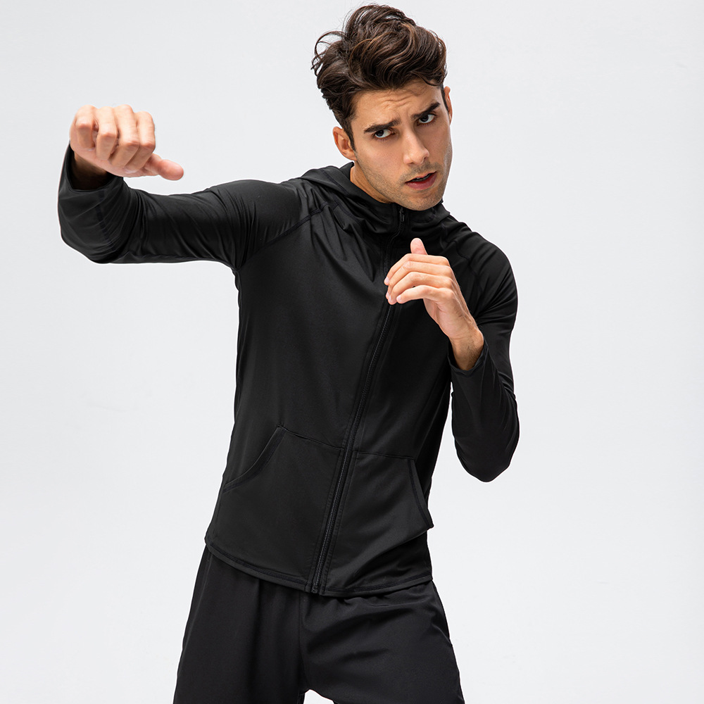 Men Brand Hoodies Gym Sport Ru - Outdoor Sport Jacket Brand ulasan dan harga