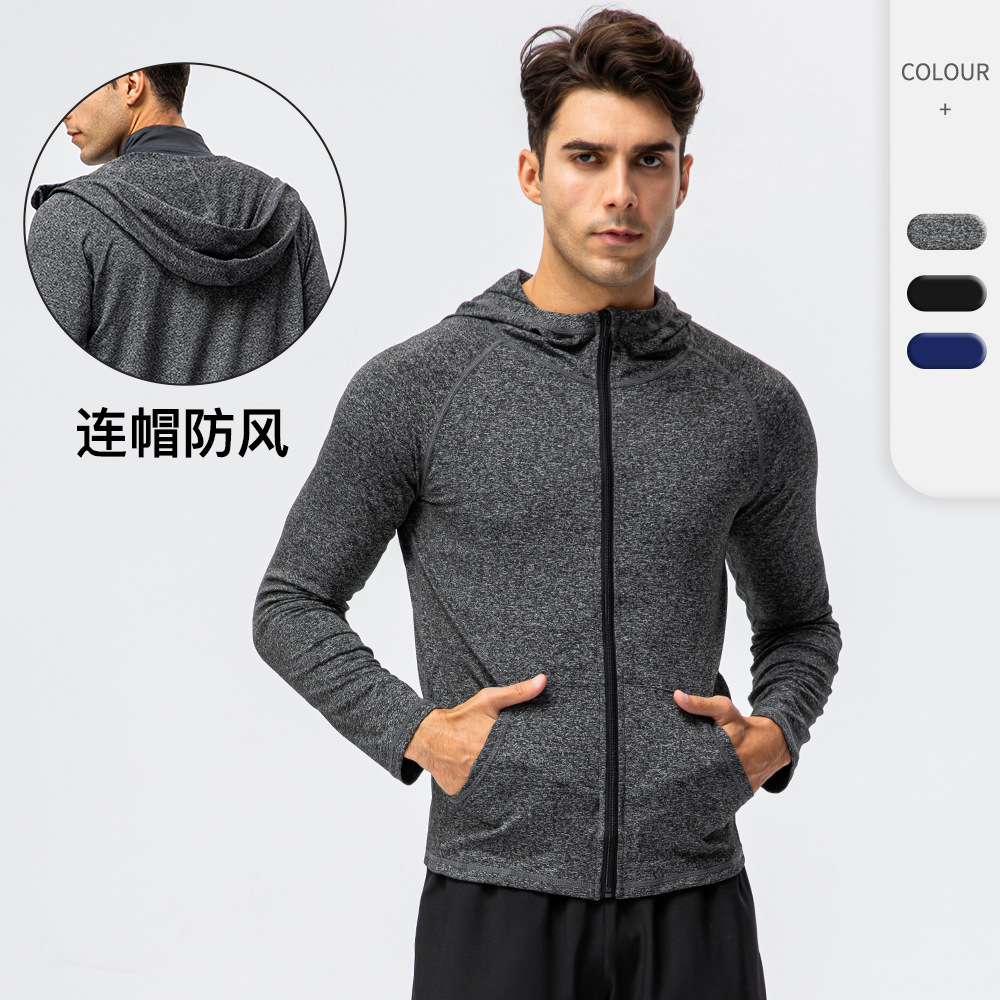 Men Brand Hoodies Gym Sport Ru - Outdoor Sport Jacket Brand ulasan dan harga