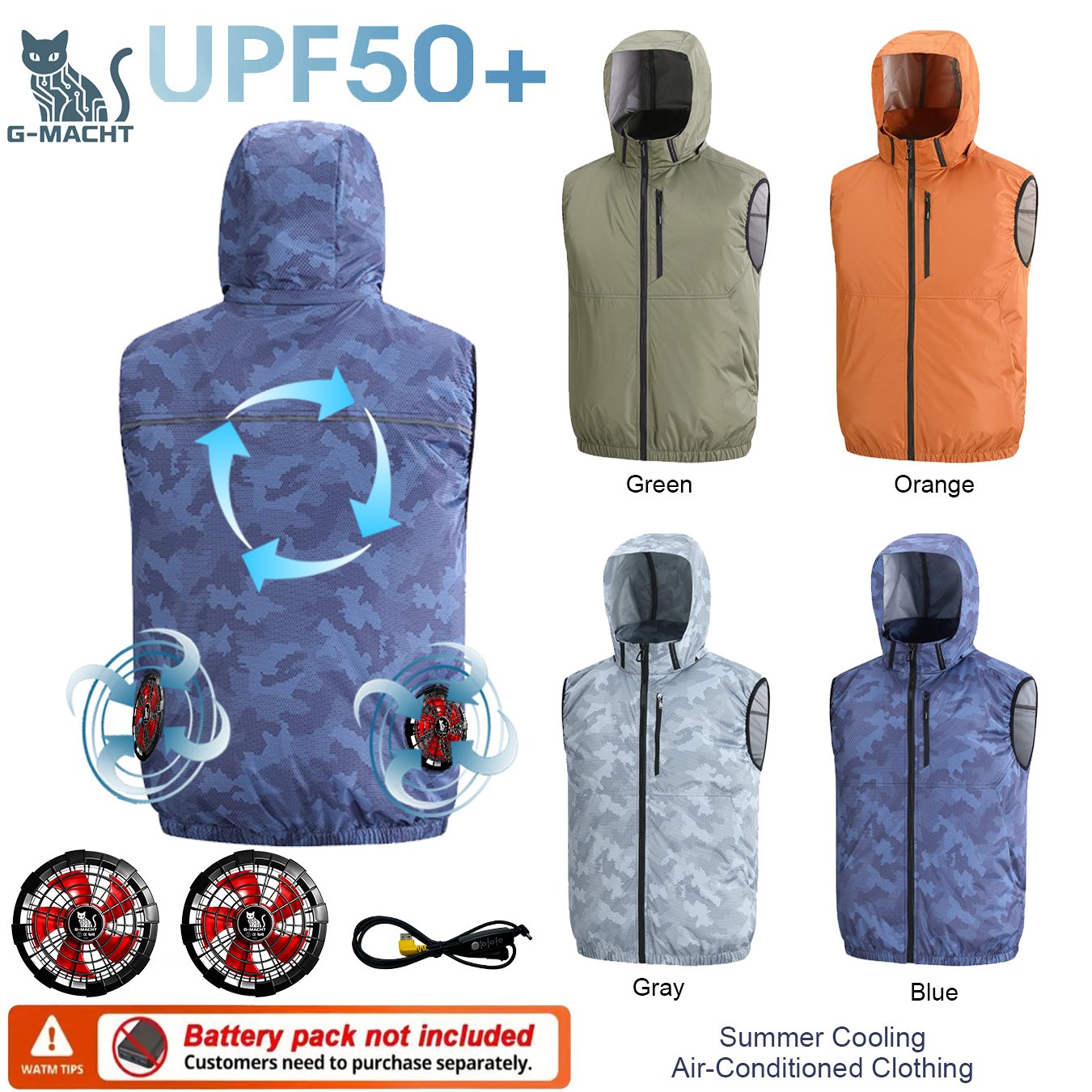 Summer Sport 12V/5V Fan Air Co - Outdoor Sport Jacket Brand ulasan dan harga