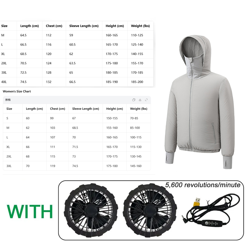 Summer Sport Fan Air Condition - Outdoor Sport Jacket Brand ulasan dan harga