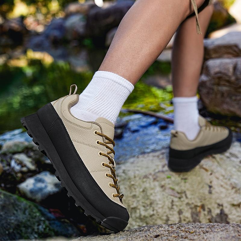 Trendy Leather Shoes Hiking Me - Outdoor Sport Brand Shoes ulasan dan harga