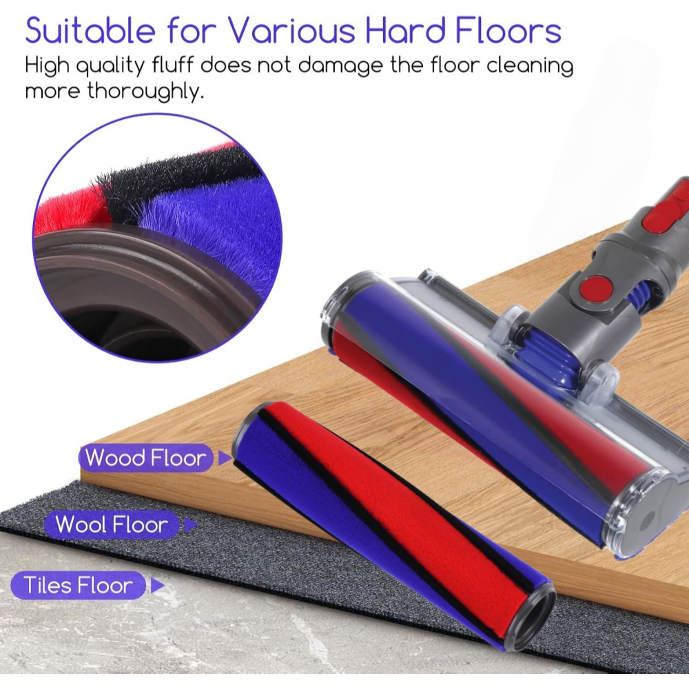 Soft Roller Brush Bar Compatib - Head Racket Boom ulasan dan harga