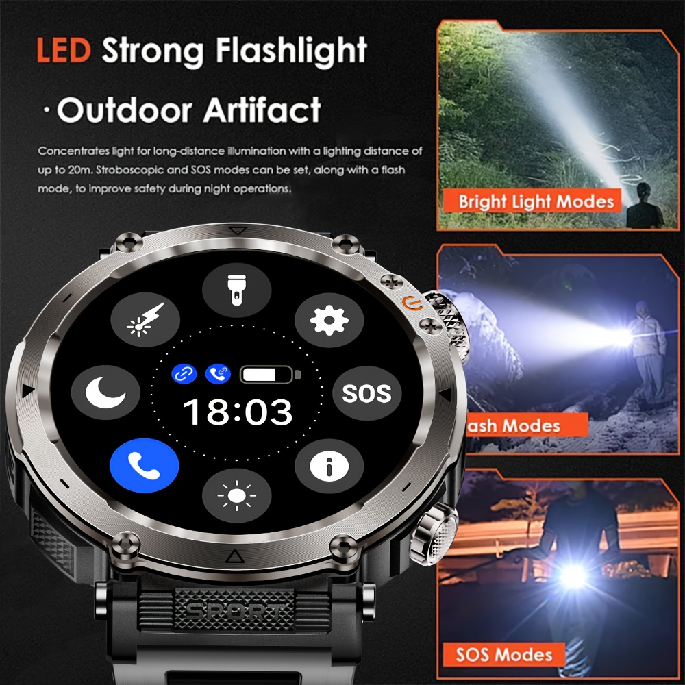 DAORKOW New Fashion Luxury 5AT - Outdoor Sport Smart Watch ulasan dan harga