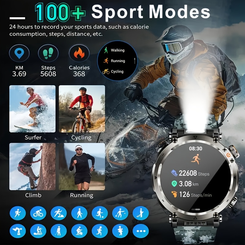 DAORKOW New Fashion Luxury 5AT - Outdoor Sport Smart Watch ulasan dan harga