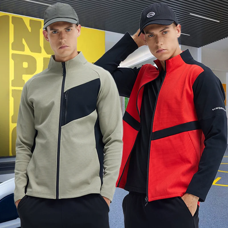 Gym Sport Hoodies for Men Fitn - Outdoor Sport Jacket Brand ulasan dan harga