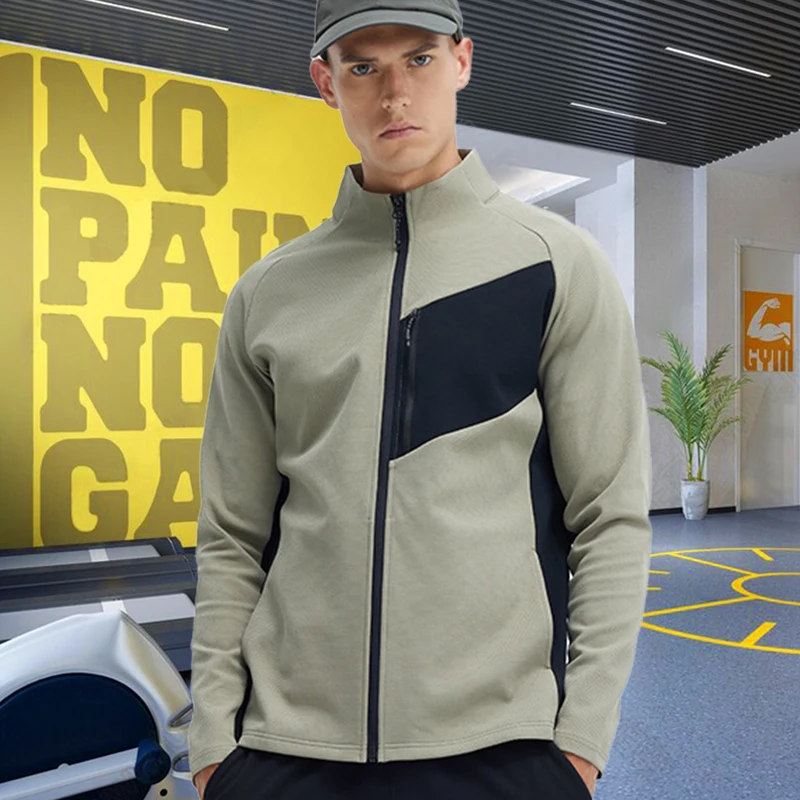 Gym Sport Hoodies for Men Fitn - Outdoor Sport Jacket Brand ulasan dan harga