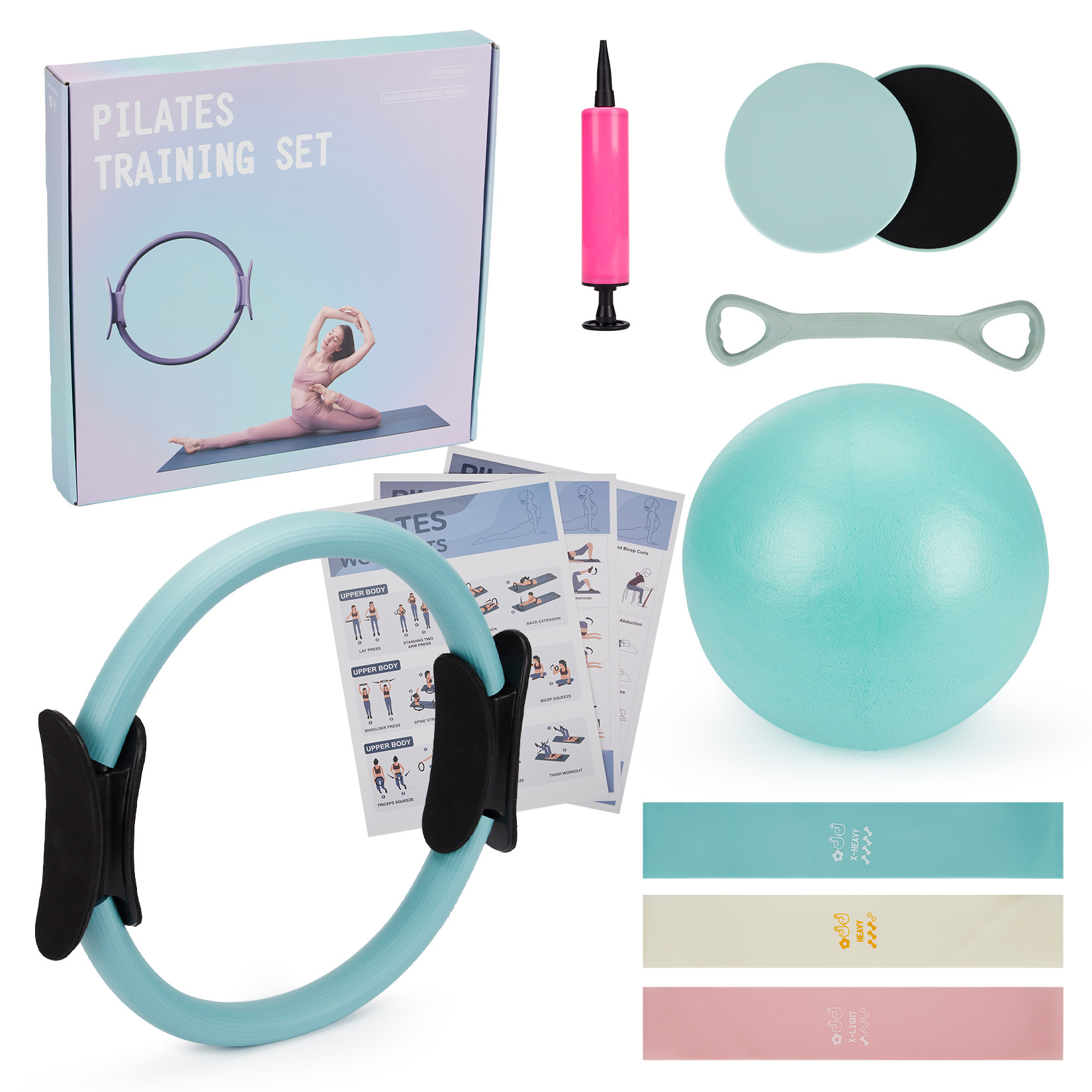 Pilates Training Set, 6-in-1 P - Outdoor Sport Bar ulasan dan harga