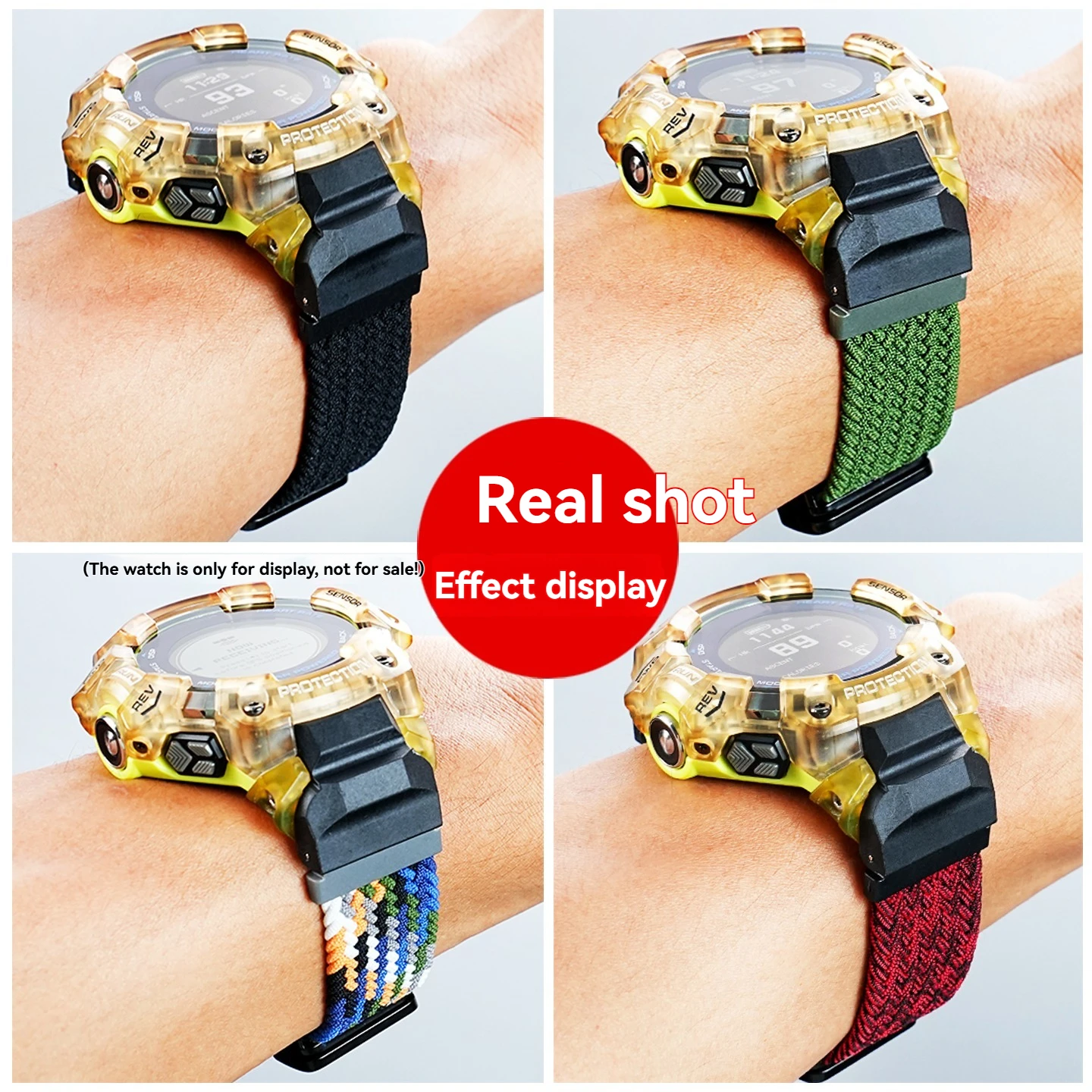 GBD H1000 Elastic Nylon Watchb - Outdoor Sport Smart Watch ulasan dan harga